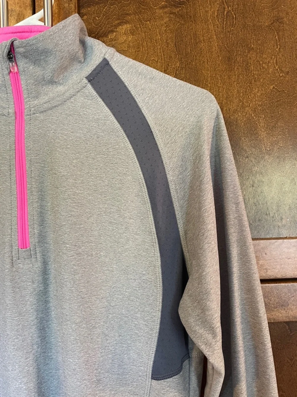 Champion Gray and Pink Pullover Top - Picture 3 of 9
